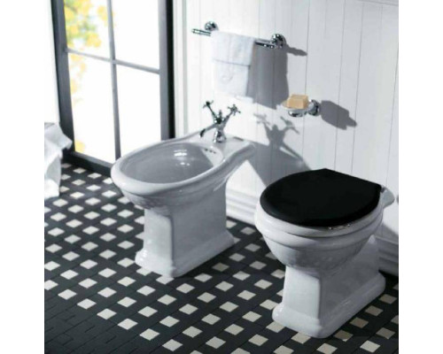 Биде напольное Simas Lante 39x58 см 1 отверстие белый LA04bi