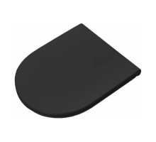 Сиденье для унитаза Simas Trevi с микролифтом черный матовый TR004 nero matt