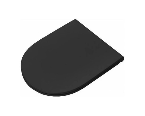 Сиденье для унитаза Simas Trevi с микролифтом черный матовый TR004 nero matt