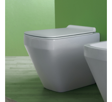 Унитаз приставной SIMAS Baden Baden безободковый 56х36 см белый F91/BB01bi