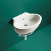 Раковина SIMAS Lft Spazio 60 см без отверстия белая F89/LFT24bi
