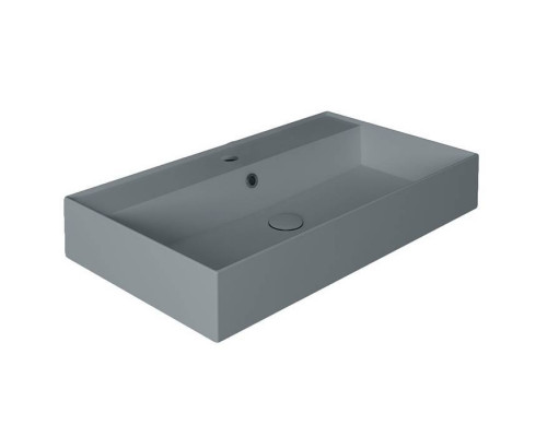 Раковина подвесная Simas Agile 81х46 см 1 отверстие Cemento matt AG81 cemento matt*1