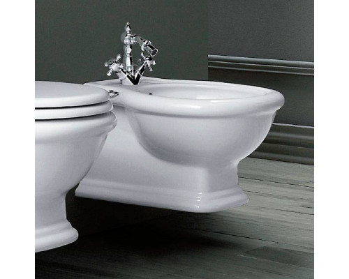 Биде подвесное Simas Lante 53x38 см 1 отверстие белый LA19bi
