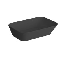 Раковина-чаша Simas Wave 60х42х16.5 см без отверстия черная матовая WA04 nero matt