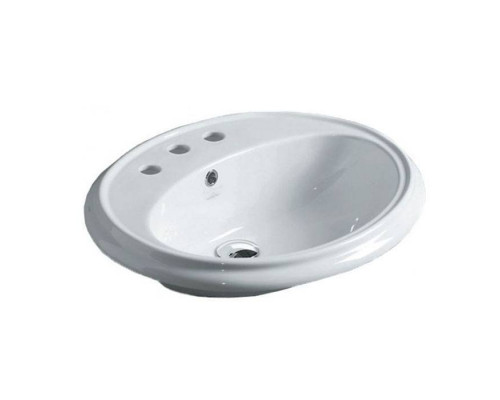 Раковина SIMAS Arcade 61х50.5 см 3 отв. белая AR859bi/3