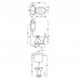 Унитаз напольный SIMAS Londra 60х36.5 см вертикальный слив средний бачок хром D11cr/LO901bi/LO912bi/F90cr/bi