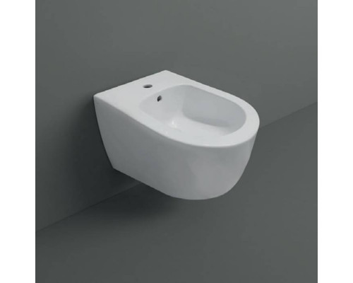 Биде подвесное Simas Trevi 56.5х37.5 см 1 отверстие белый матовый TRV19 bi matt