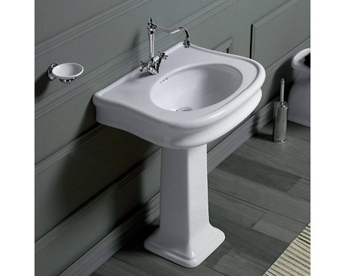 Раковина Simas Lante 70x54x13 см 1 отверстие белый LA10bi/LA03bi