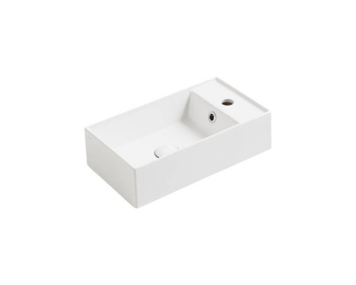 Раковина Simas Agile 50х27 см 1 отверстие белый матовый AG50 bi matt