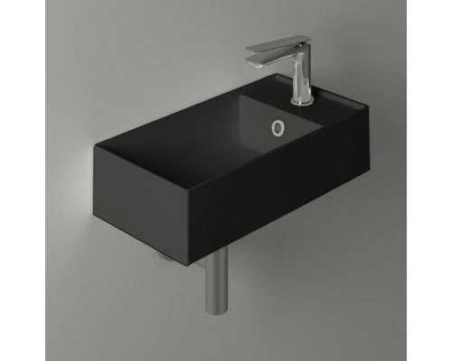 Раковина Simas Agile 50х27 см 1 отверстие черный матовый AG50 nero matt