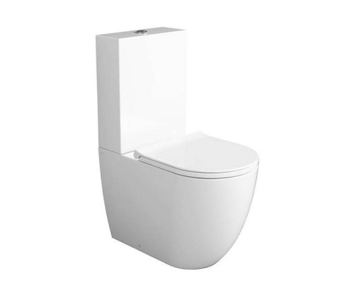 Унитаз-моноблок Simas Vignoni 37х62 см универсальный выпуск белый F88/D20/VI07bi/VI09bi